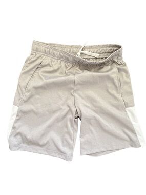 all in motion boys Athletic Shorts in Light Gray with White Panels